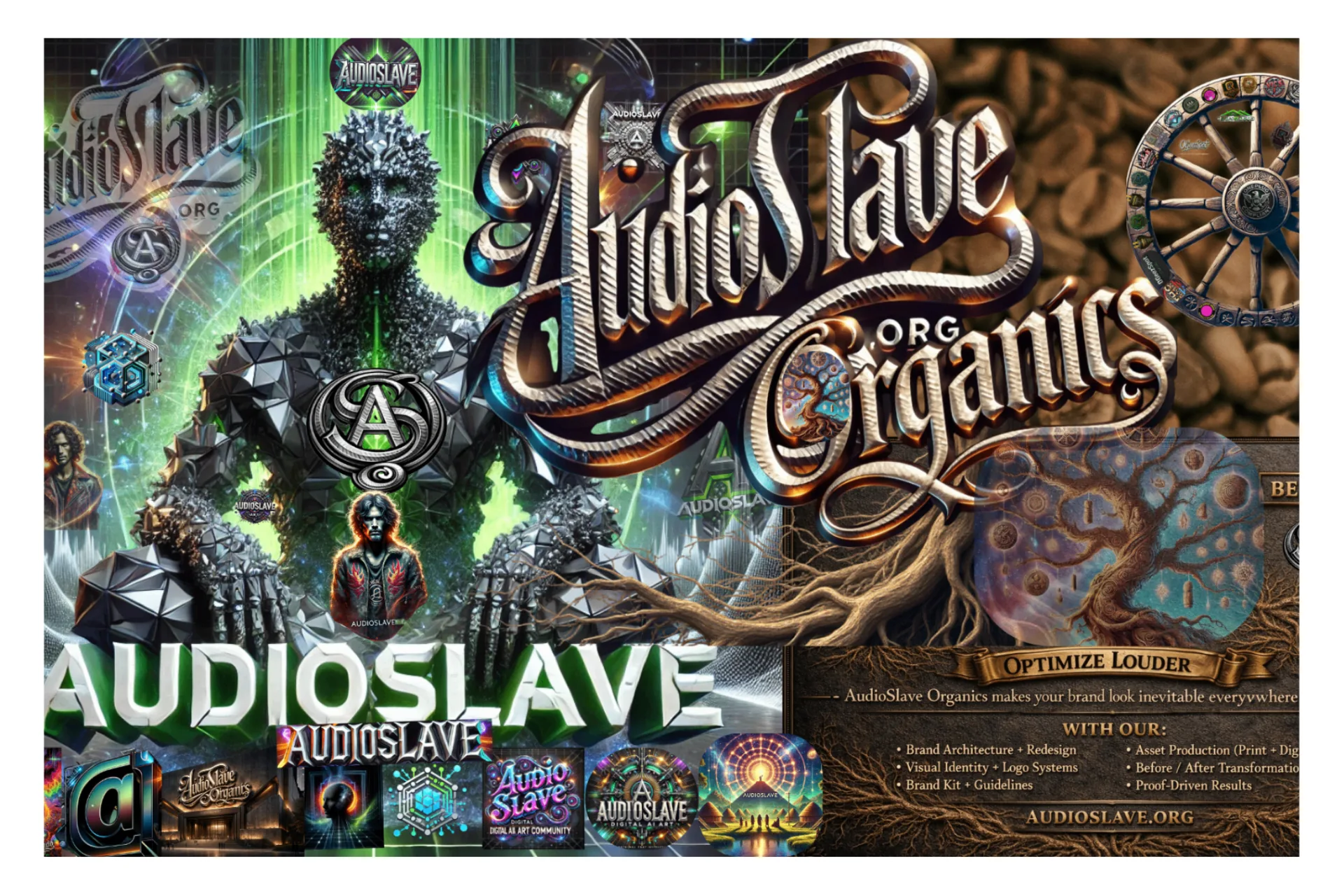 AudioSlave Organics complete visual theme system