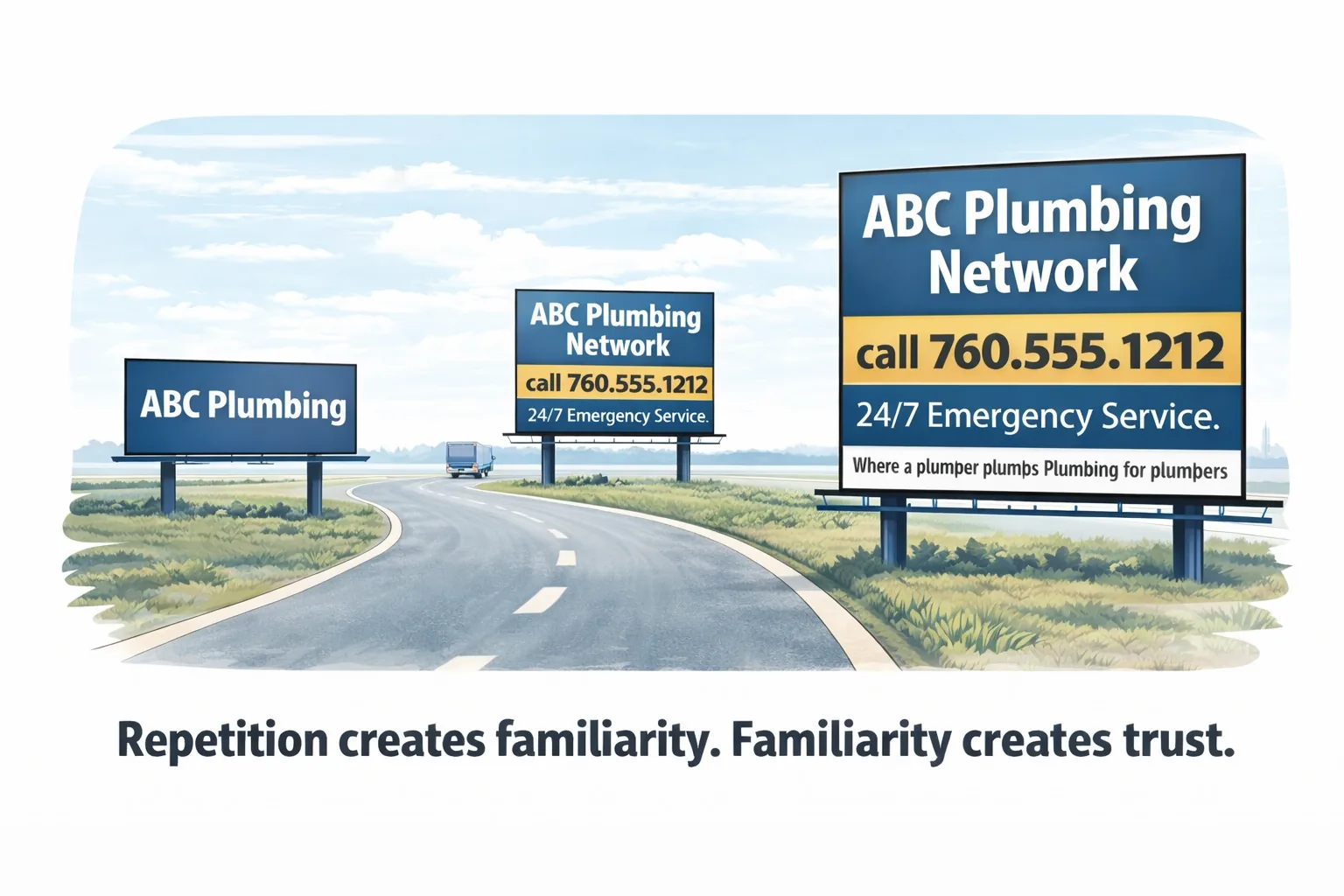 First ABC Plumbing Network billboard sighting